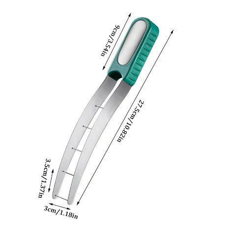 10er-Pack Wassermelonenschneider aus Edelstahl 304, Küchenhelfer – Wassermelonen-Artefakt-Schneidemesser, Entkerner, Obst- und Gemüsewerkzeuge PentaMart